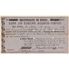 Image 1 : Eaton & Hamilton Railroad Co Stock Certificate, Ohio, 1853  (111266)