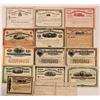 Image 1 : Nice Group of Unissued Cincinnati Railroad Stocks (15)  (111242)