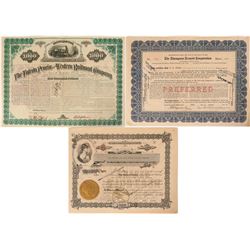 Ohio/Illinois RR stock/bonds  (109960)