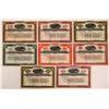 Image 1 : Consolidated Traction Company Stock Group (8)  (111283)