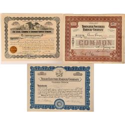Calif, Arizona and Texas RR stock  (109962)