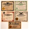 Image 1 : Nice Group of Southern Railroad Certificates  (111031)