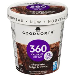 DESSERTS:  Chocolate Fudge Brownie Ice Cream - per tub