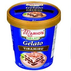 DESSERTS:  Tiramisu Gelato - per tub