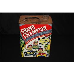 2 GAL OIL CAN GRAND CHAMPION AUTO STORES