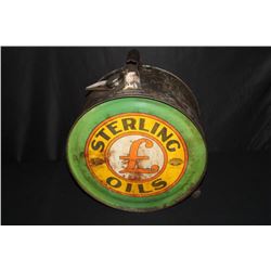 5 GAL ROCKER OIL CAN STERLING OILS