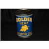 Image 1 : QUART OIL CAN GOLDEN LEAF GOLDEN STATE CALIFORNIA