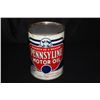 Image 1 : QUART OIL CAN PENNSYLINE MOTOR OIL QUAKER LOGO