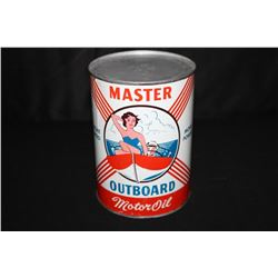 QUART OIL CAN MASTER OUTBOARD DALLAS TEXAS