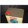Image 4 : 2 GAL OIL CAN WIDE WORLD EARTH GLOBE LOGO
