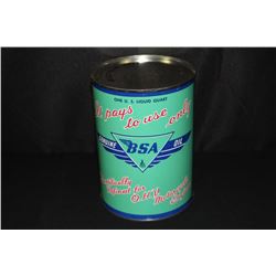 QUART OIL CAN BSA MOTORCYCLE