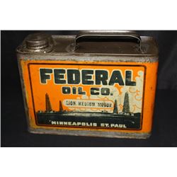1/2 GAL OIL CAN FEDERAL CO MINNEAPOLIS ST PAUL MN