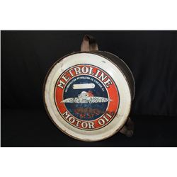 5 GAL ROCKER OIL CAN METROLINE CHICAGO IL