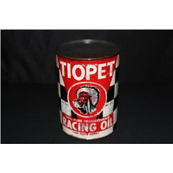 QUART COMPOSITE OIL CAN TIOPET RACING OIL