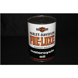 QUART OIL CAN HARLEY DAVIDSON MOTORCYCLE PRELUXE