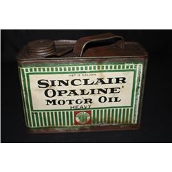 1/2 GAL OIL CAN SINCALIR OPALINE