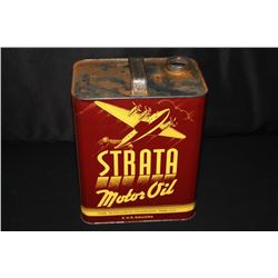 2 GAL OIL CAN STRATA TIONA PETROLEUM PHILADELPIA