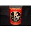 Image 3 : QUART OIL CAN CITIES SERVICE TROJAN MOTOR OIL