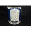 Image 4 : 1 GAL ANTI FREEZE OIL CAN CITIES SERVICE GLACIER