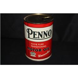 QUART OIL CAN PENNO WH BARBER MINNEAPOLIS CHICAGO
