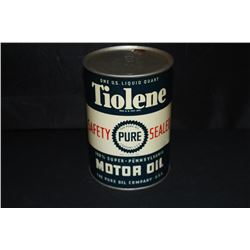 QUART OIL CAN PURE TIOLENE AVIATION QUALITY