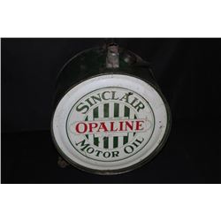 5 GAL ROCKER OIL CAN SINCLAIR OPALINE