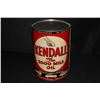 Image 3 : QUART OIL CAN KENDALL 2000 MILE MOTOR OIL