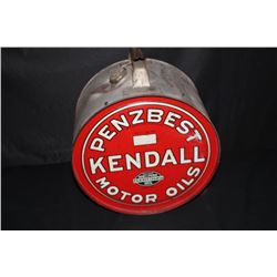 5 GAL ROCKER OIL CAN KENDALL PENNZBEST MOTOR OIL