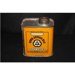 PINT OIL CAN CITIES SERVICE MOTOR OIL