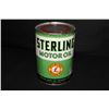 Image 1 : QUART OIL CAN STERLING MOTOR OIL QUAKER STATE