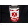 Image 1 : FULL QUART OIL CAN MARATHON ENDURANCE OHIO OIL CO