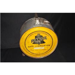 5 GAL ROCKER OIL CAN PENNZOIL