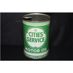 QUART OIL CAN CITIES SERVICE MOTOR OIL