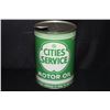 Image 1 : QUART OIL CAN CITIES SERVICE MOTOR OIL