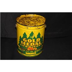 10# GREASE OIL CAN KUNZ GOLD MEDAL MINNEAPOLIS