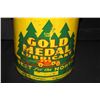 Image 2 : 10# GREASE OIL CAN KUNZ GOLD MEDAL MINNEAPOLIS