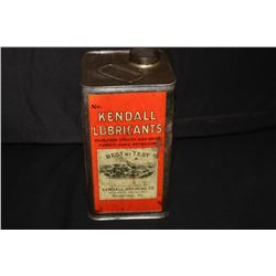 1 GAL OIL CAN KENDALL LUBRICANTS BRADFORD PA