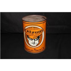 QUART OIL CAN OILZUM WHITE BAGLEY WORCESTER MASS