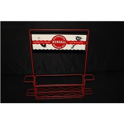 KENDALL OUTBOARD MOTOR OIL DISPLAY RACK SIGN
