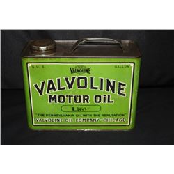 1/2 GAL OIL CAN VALVOLINE MOTOR OIL CHICAGO