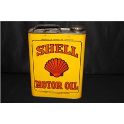 1/2 GAL OIL CAN EUROPEAN SHELL OIL CO