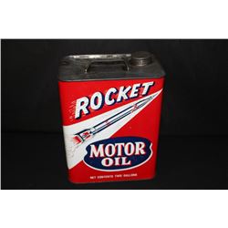 2 GAL OIL CAN ROCKET PITTSBURG PENN OIL CO