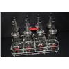 Image 1 : RACK OF 8 QUART OIL BOTTLES IMPERIAL HEP
