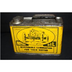 1/2 GAL OIL CAN HY-FIRE FAULKTON OIL CO RACE CAR