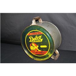 5 GAL ROCKER OIL CAN DELCO MILWAUKEE WISCONSIN