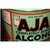 Image 2 : 5 GAL ANTI FREEZE OIL CAN AJAX AGREW CA CALIF OWL