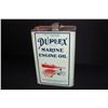 Image 1 : 1 GAL OIL CAN DUPLEX MARINE ENGINE QUAKER STATE