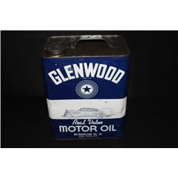 2 GAL OIL CAN METROPOLITAN OIL CO GLENWOOD