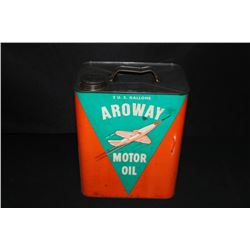 2 GAL OIL CAN AROWAY CONSUMERS PETRO INDIANAPOLIS