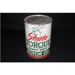 QUART OIL CAN FICKER OILS MADISON WI STRATO TORQUE
